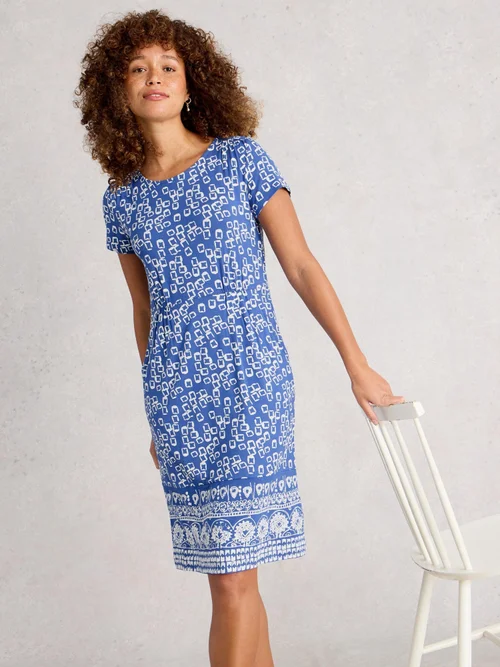 Jerseykleid Tallie - Blue Pr - 52/R Bild 3