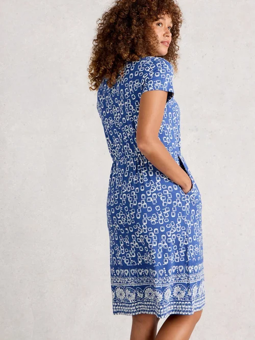 Jerseykleid Tallie - Blue Pr - 52/R Bild 4