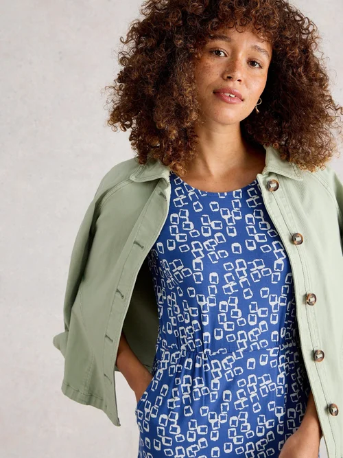 Jerseykleid Tallie - Blue Pr - 52/R Bild 1