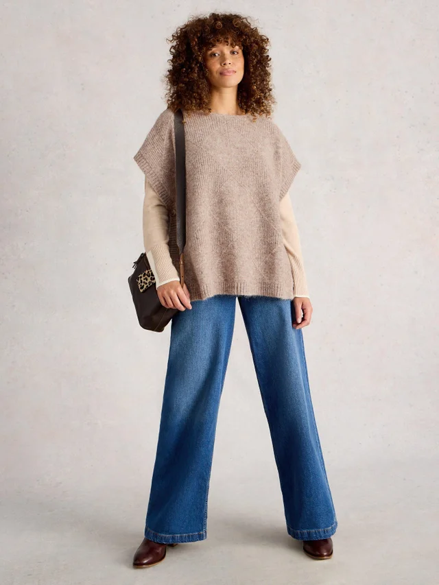 Strickponcho Diamond