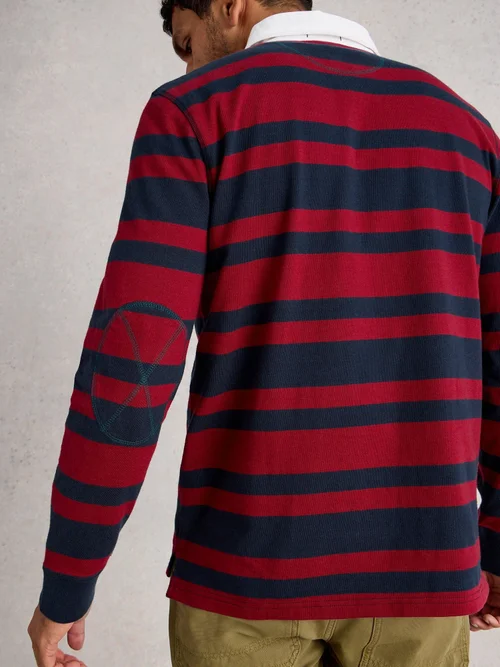Sweatshirt Rugby - Red Mlt - XXXL Bild 4