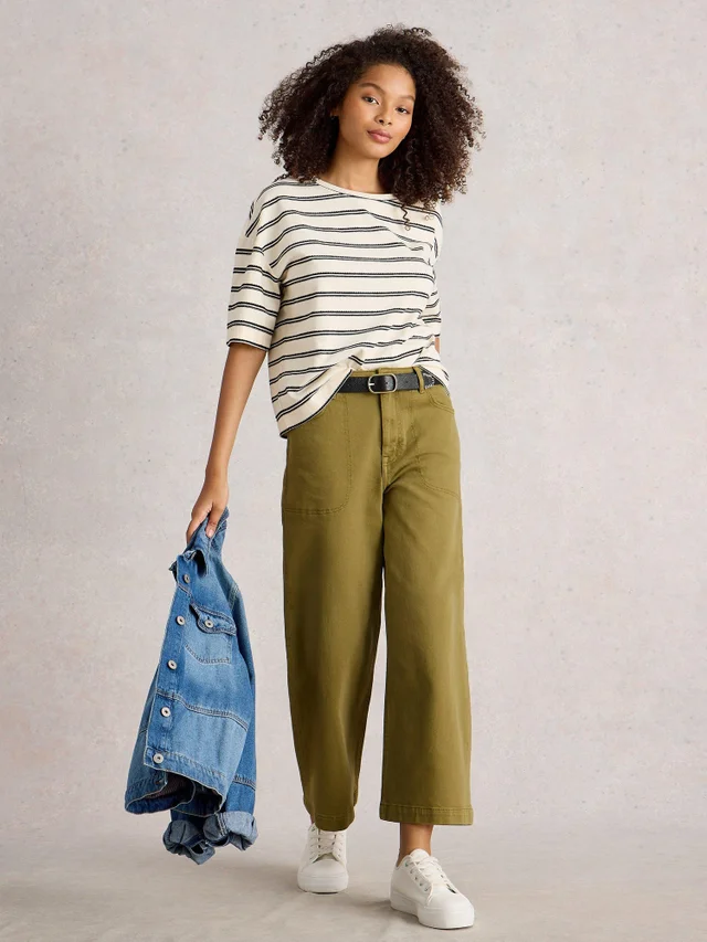 7/8-Jeans Tia mit weitem Bein