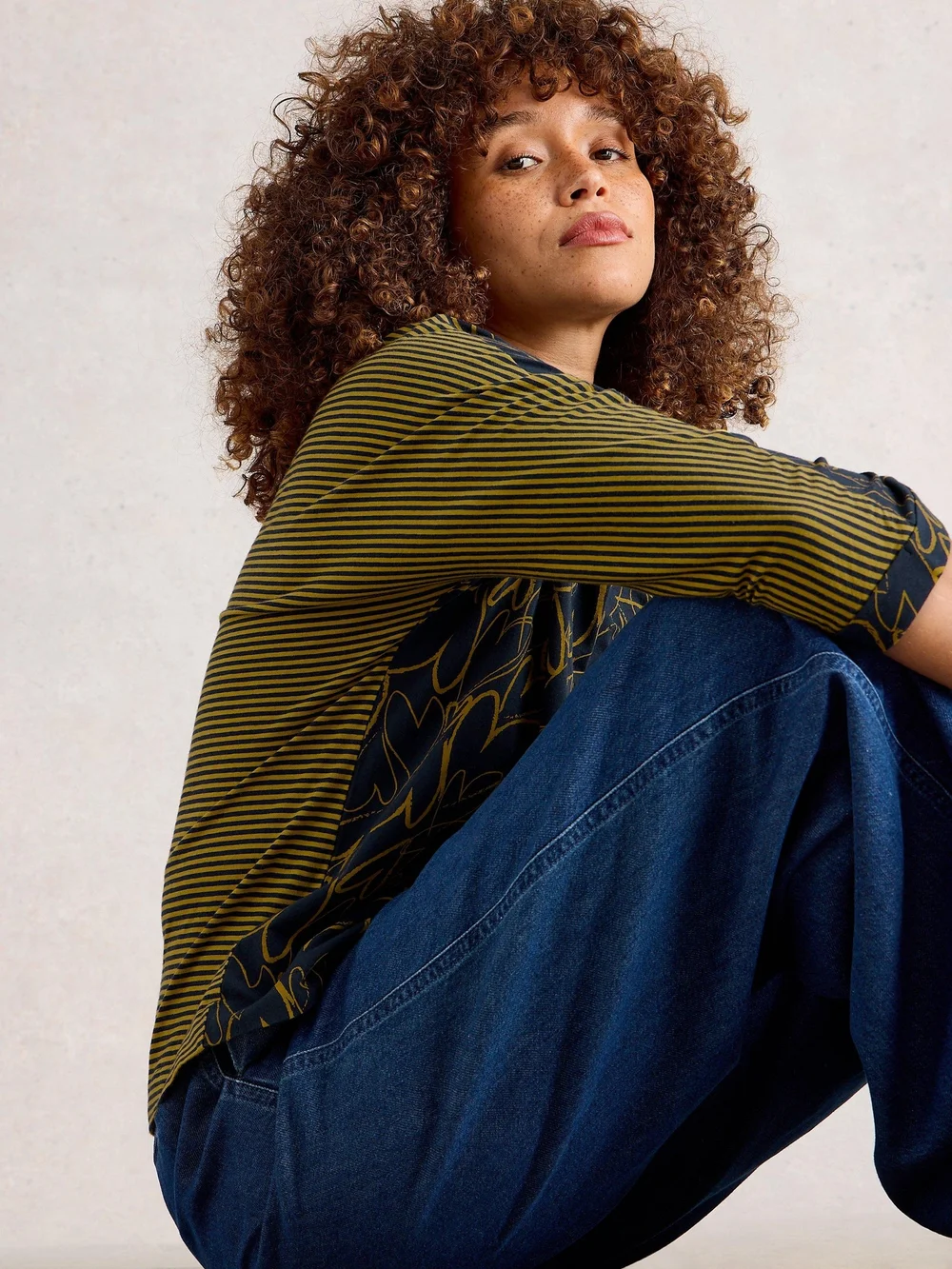 Dolman Top Demi - Navy Multi - 52 Bild 1