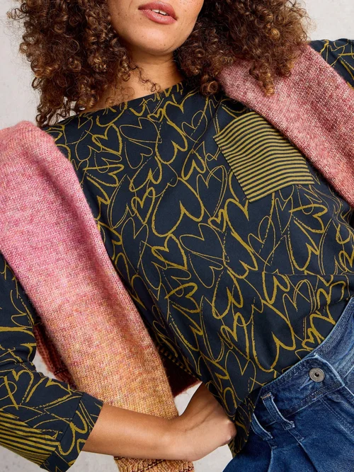 Dolman Top Demi - Navy Multi - 42 Bild 3