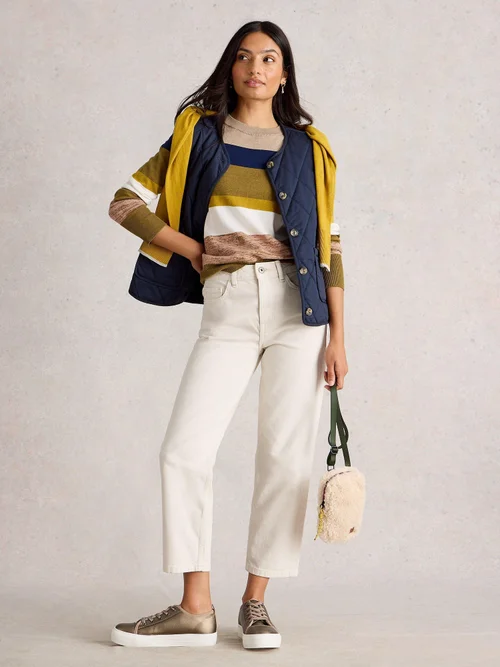 Gestreifter Pullover Katie - Green Mlt - 52 Bild 2