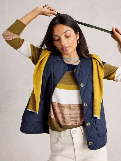 Gestreifter Pullover Katie - Green Mlt - 52 Bild 3