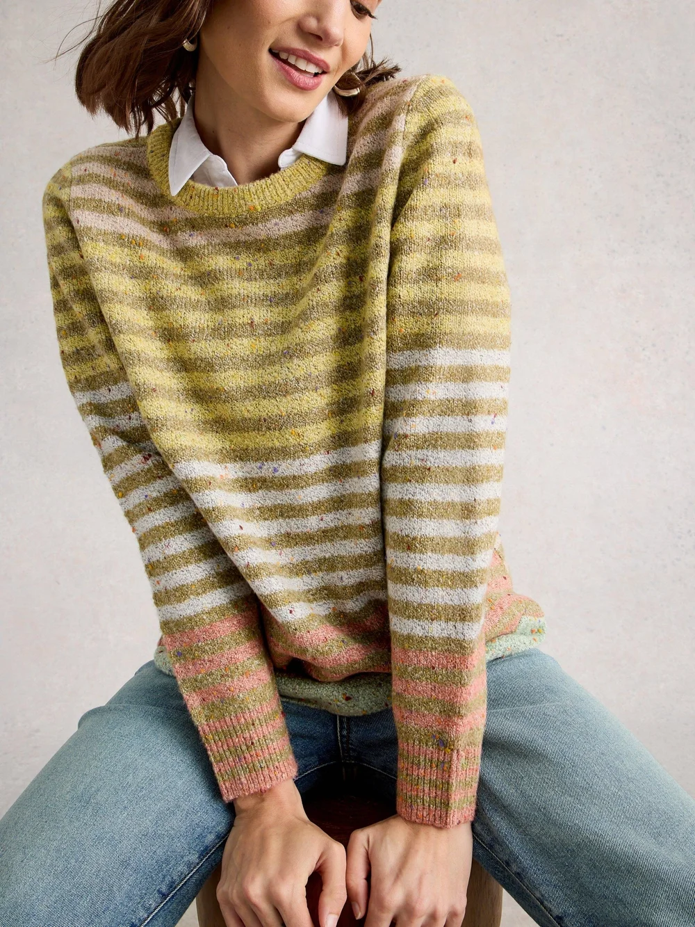 Pullover Talia - Yellow Mlt - 52 Bild 1