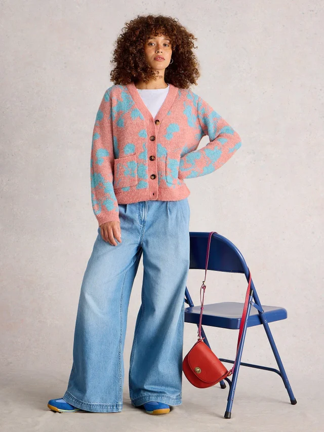 Florale Strickjacke Jenny