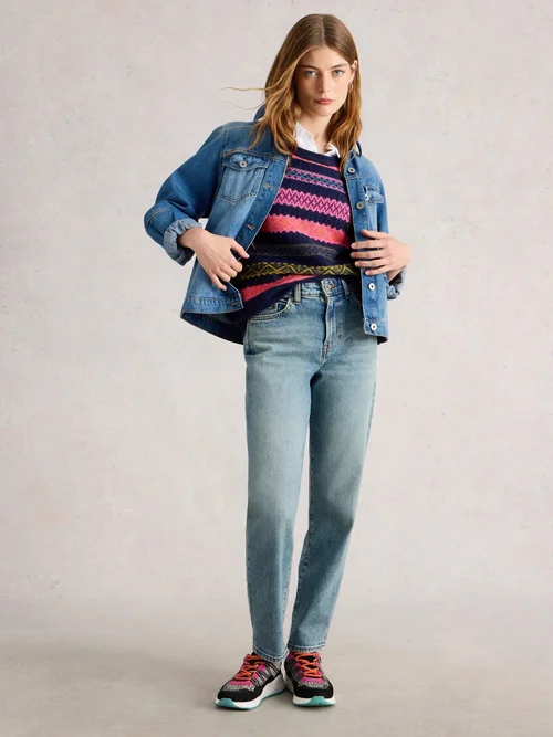 Strickweste Lottie - Navy Multi - XL Bild 2