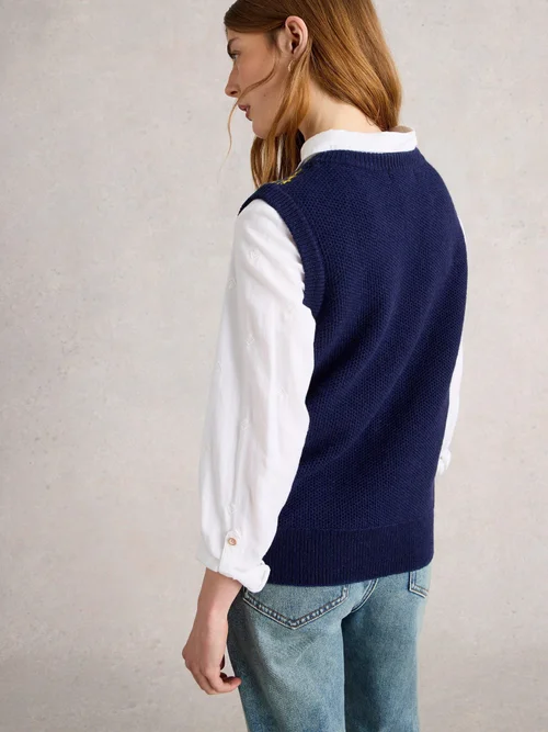Strickweste Lottie - Navy Multi - S Bild 4