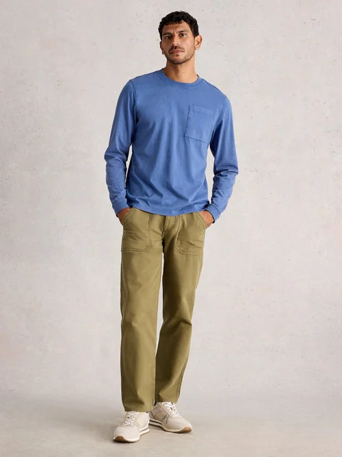 Longsleeve Accleton - Mid Blue - S Bild 2