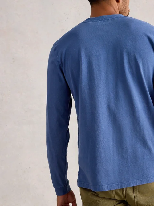 Longsleeve Accleton - Mid Blue - S Bild 4