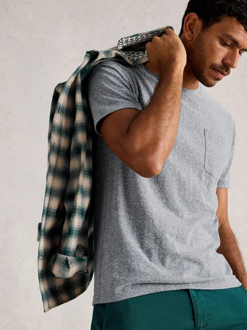 T-Shirt Horsham Heather - Grey Marl - XXXL Bild 3