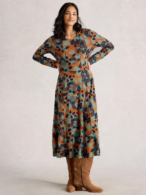 Jerseykleid Madeline - Orange Mlt - 52/R Bild 2