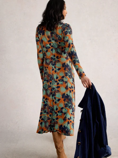 Jerseykleid Madeline - Orange Mlt - 52/R Bild 4