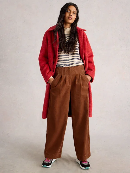 Kordhose Clara mit weitem Bein - Dark Tan - 52/R Bild 2