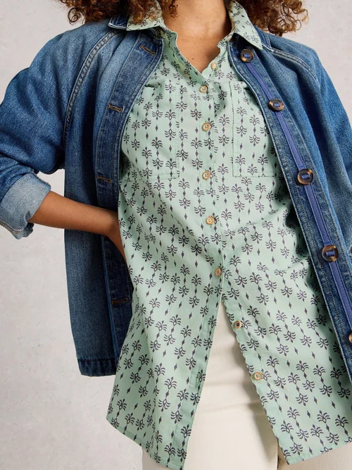 Lange Bluse Sophie - Green Pr - 52/R Bild 3