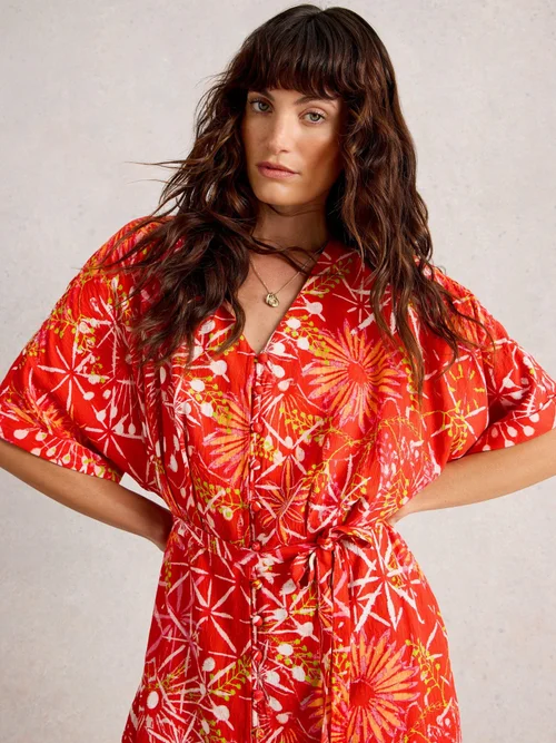 Kimonokleid Kiki - Red Mlt - 52/R Bild 3