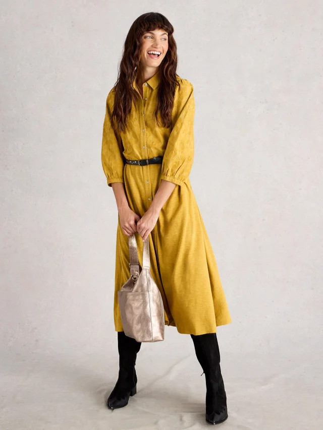 Besticktes Jerseykleid Rua