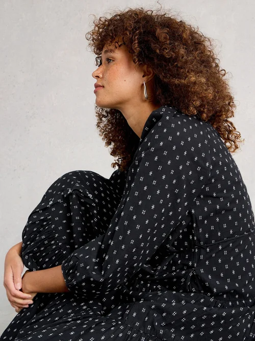 Midikleid Gina - Blk Mlt - 52/R Bild 3