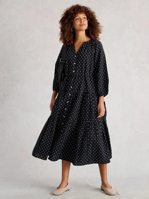 Midikleid Gina - Blk Mlt - 52/R Bild 2