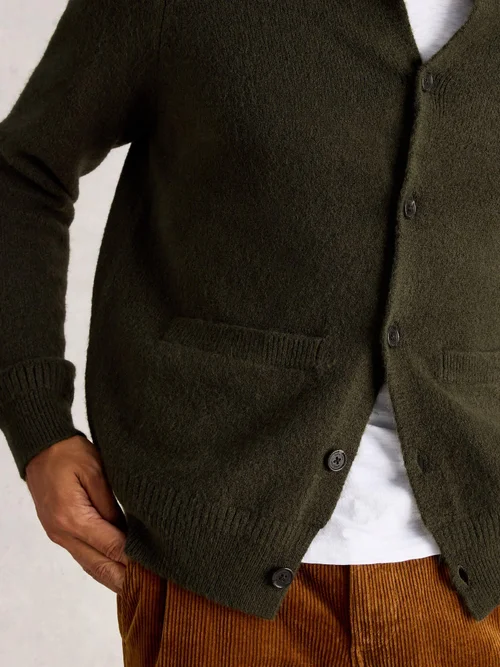Bomber Cardigan - Dk Green - XXL Bild 3