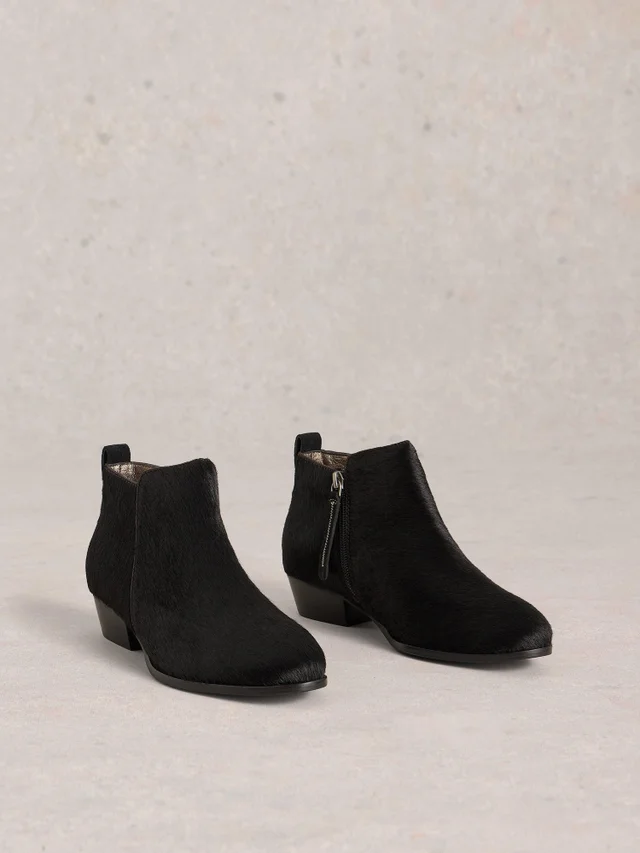 Stiefelette Willow Ponyfelloptik
