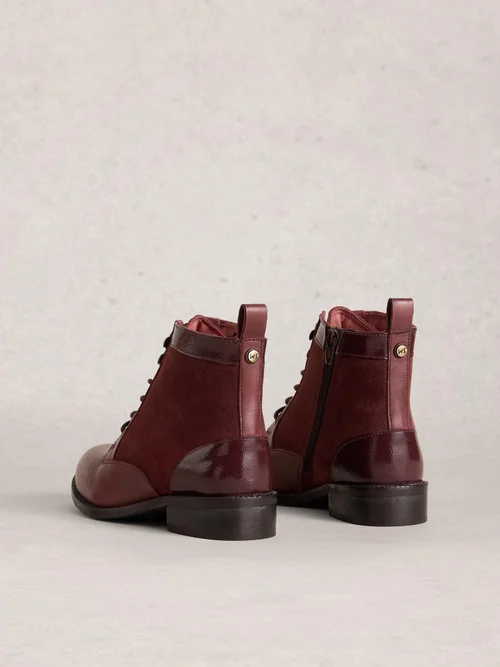 Lederstiefeletten Marion - Deep Red - 41 Bild 4