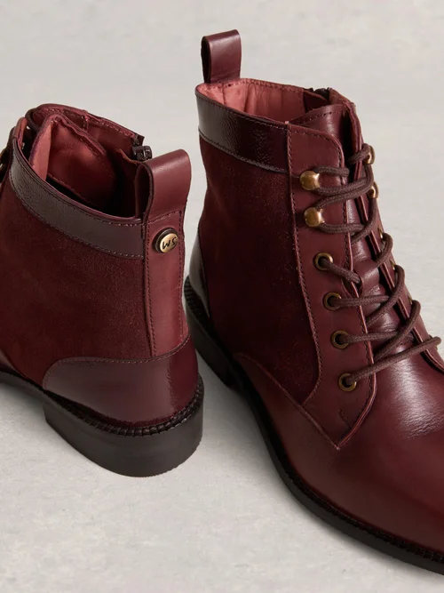 Lederstiefeletten Marion - Deep Red - 38 Bild 3