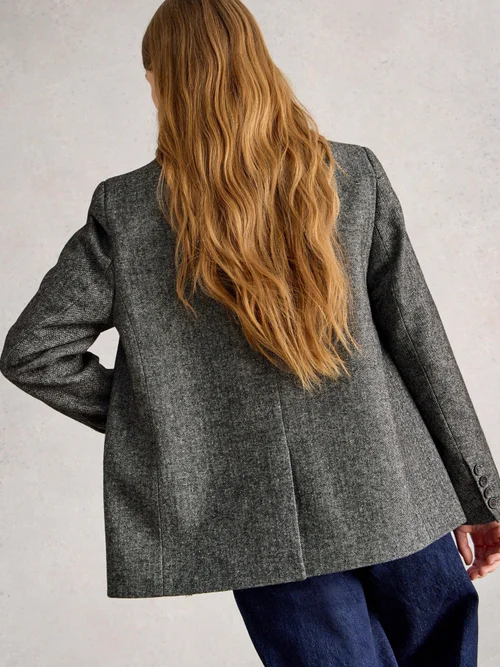 Tweed-Blazer Evelyn - Grey Mlt - 50 Bild 4