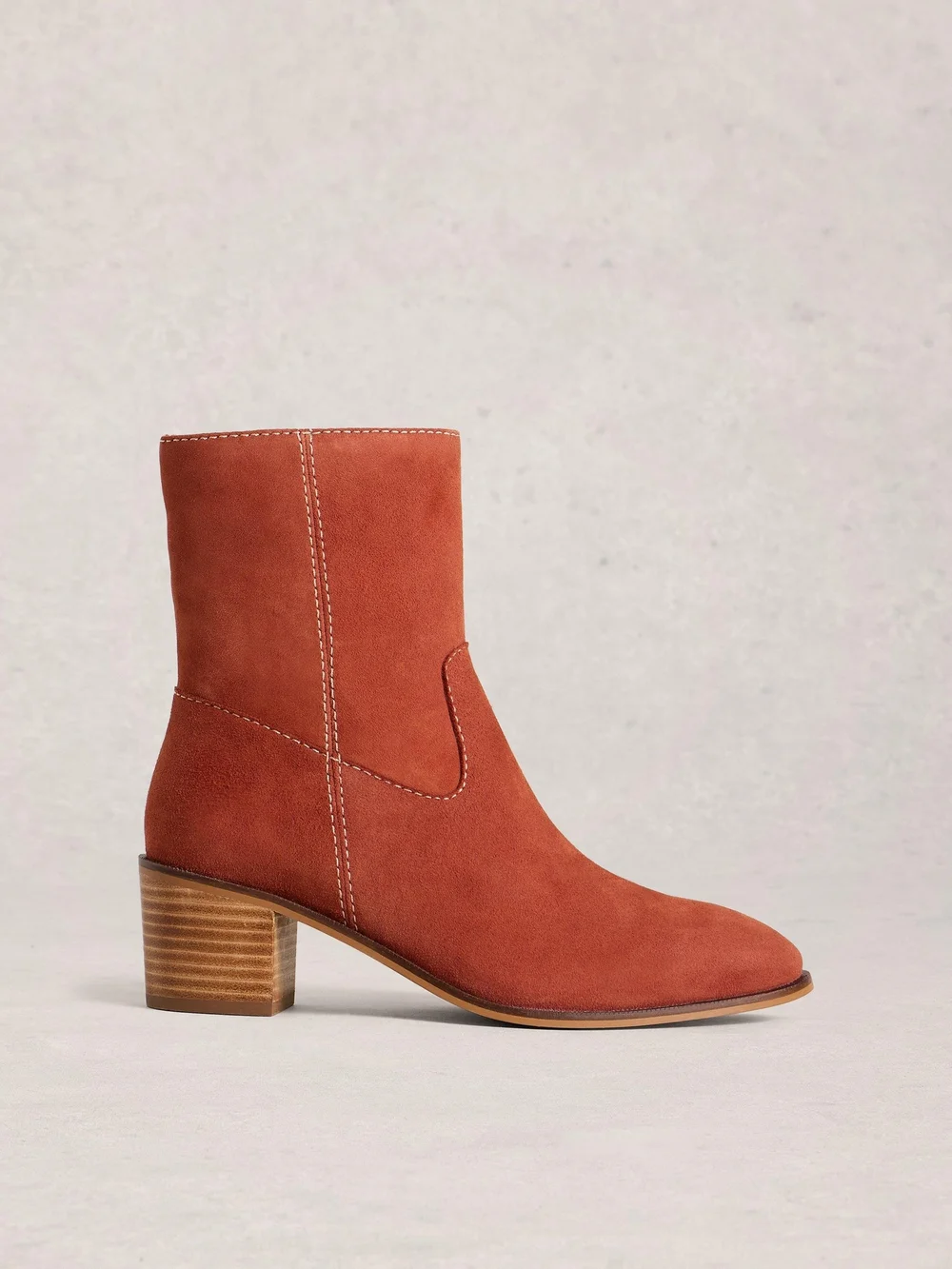 Wildlederstiefeletten Izzy - Dk Orange - 41 Bild 1