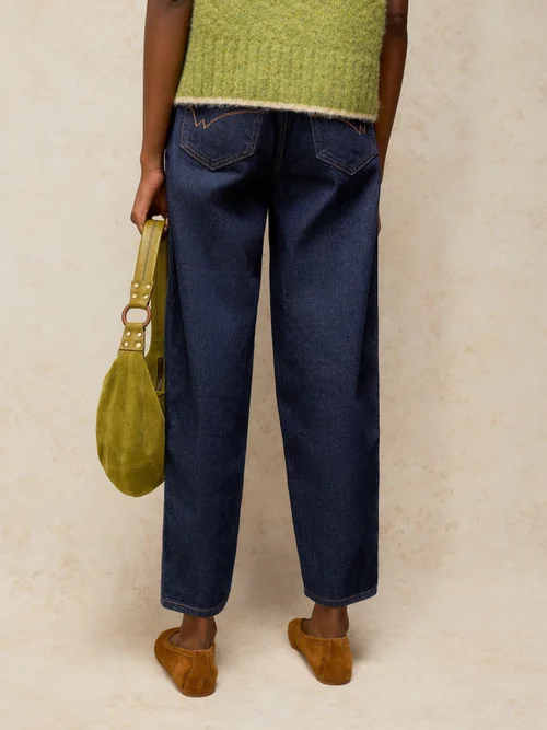 Barrel-Jeans Aubrey - Dk Denim - 52/R Bild 4