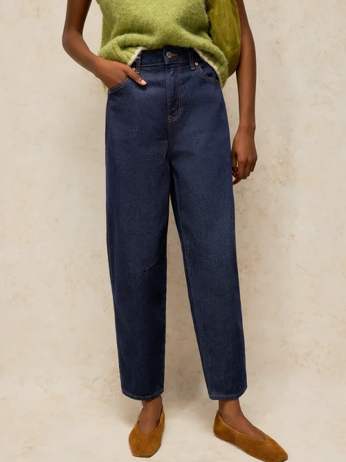 Barrel-Jeans Aubrey - Dk Denim - 52/R Bild 1