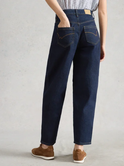Jeans Aubrey Barrel-Fit - Dk Denim - 52/R Bild 4