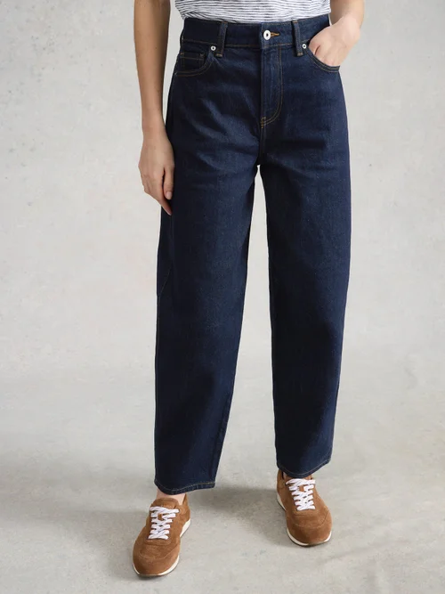 Jeans Aubrey Barrel-Fit - Dk Denim - 52/R Bild 2