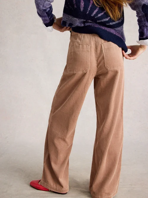 Kordhose Belle mit weitem Bein - Lgt Nat - 52/R Bild 4