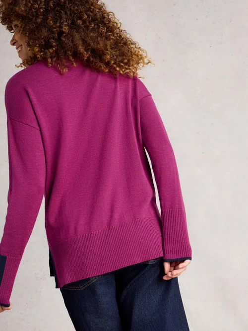 Pullover Olive - Dk Plum - 52 Bild 4