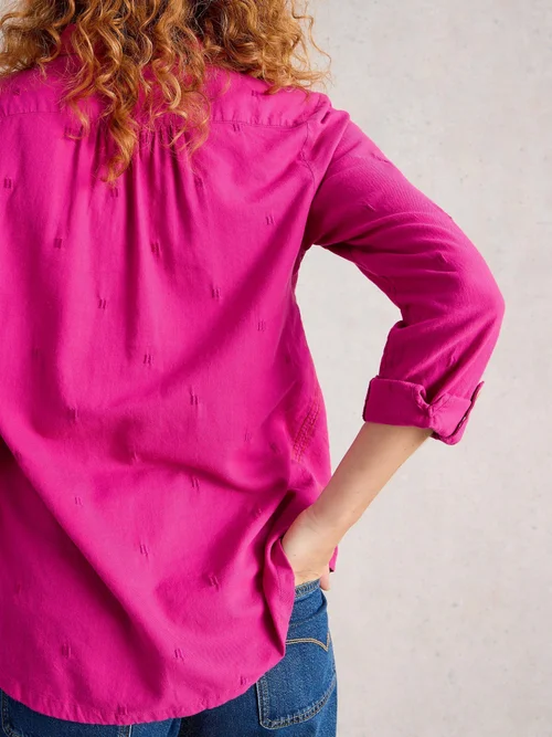 Bluse Sophie aus Bio-Baumwolle - Brt Pink - 52 Bild 4