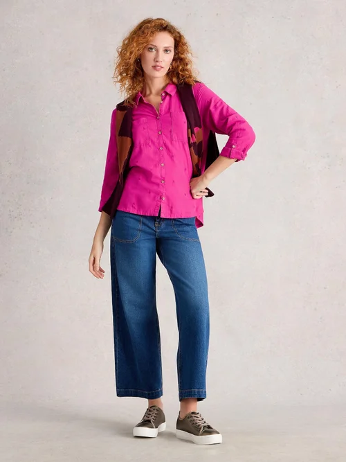 Bluse Sophie aus Bio-Baumwolle - Brt Pink - 52 Bild 2