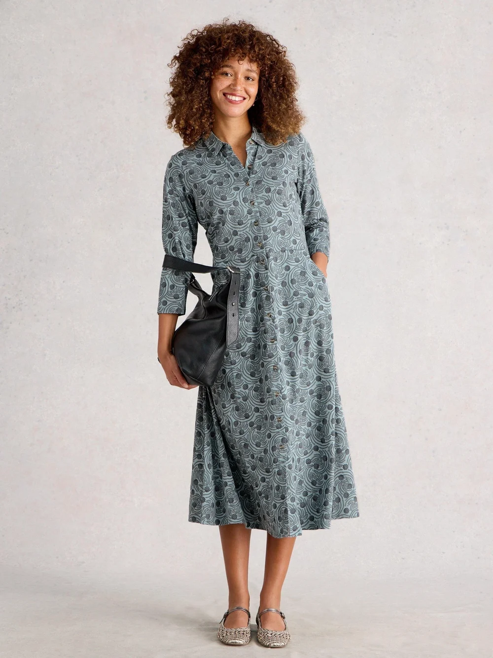 Blusenkleid Rua aus Jersey - Blue Pr - 52/R Bild 1