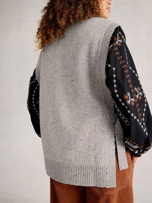 Poncho Tanya - Grey Marl - XL Bild 4