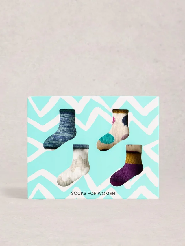 4-er Pack Socken Hotch Potch