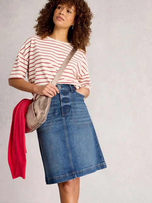 Jeansrock Tia - Mid Denim - 52/R Bild 3