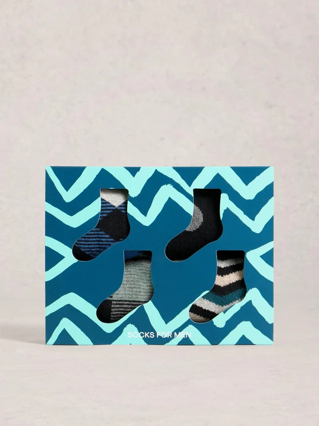 4-er Pack Socken Hotch Potch