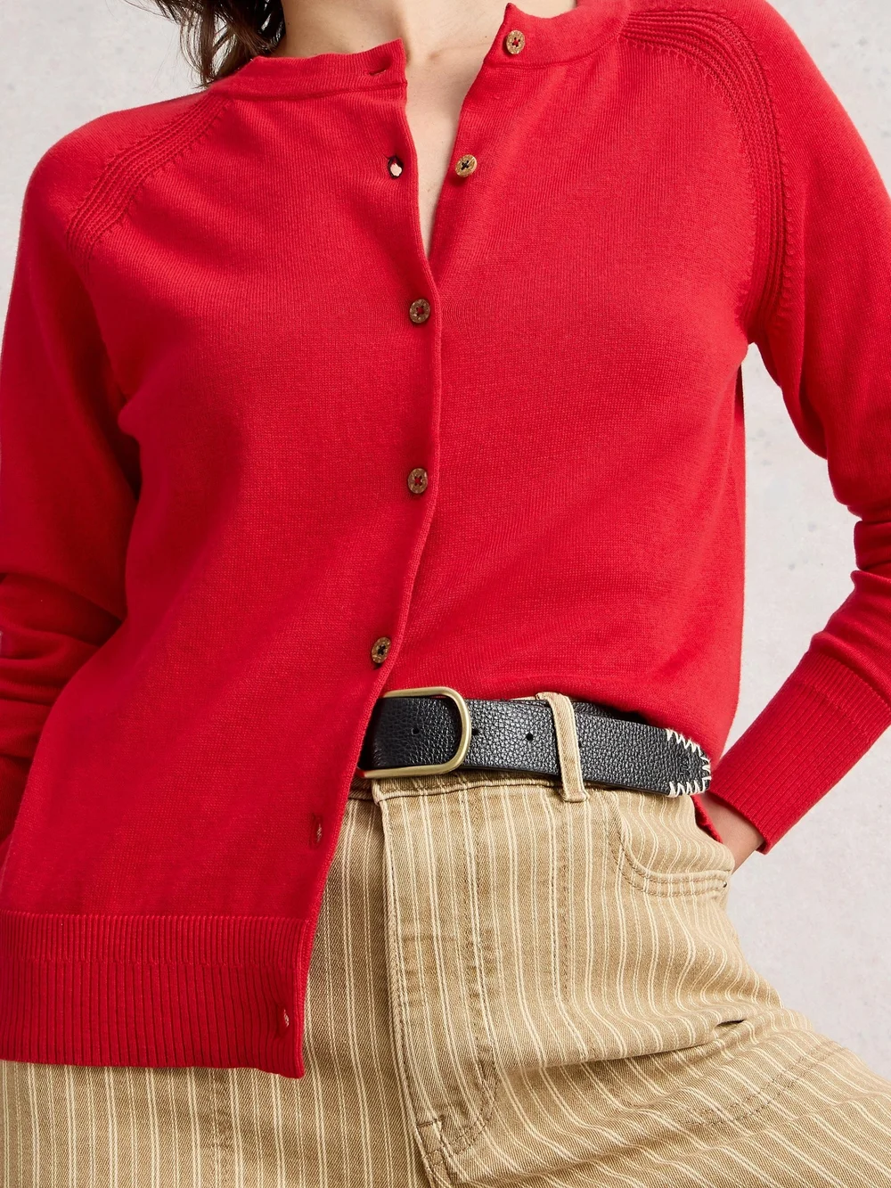 Strickjacke Lulu - Mid Red - 48 Bild 1