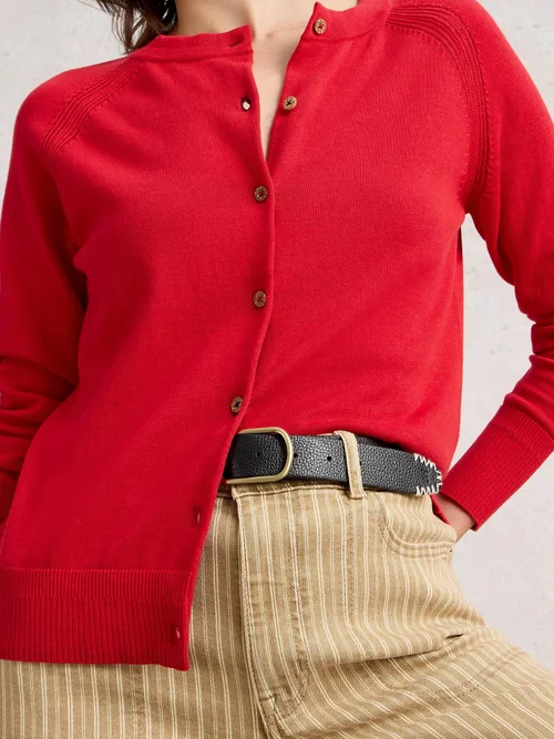 Strickjacke Lulu - Mid Red - 48 Bild 1