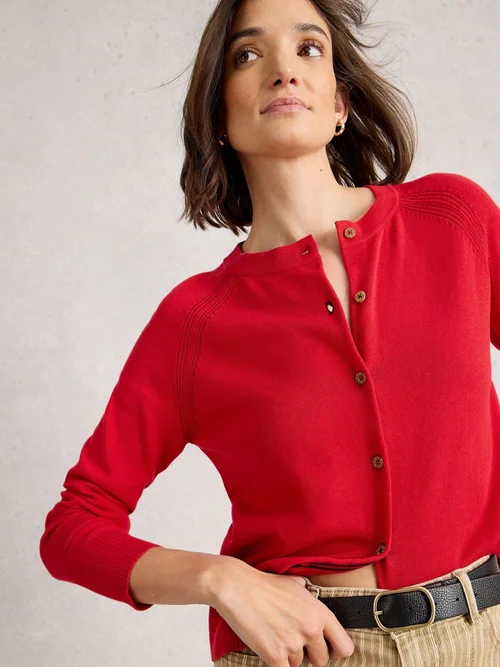 Strickjacke Lulu - Mid Red - 48 Bild 3