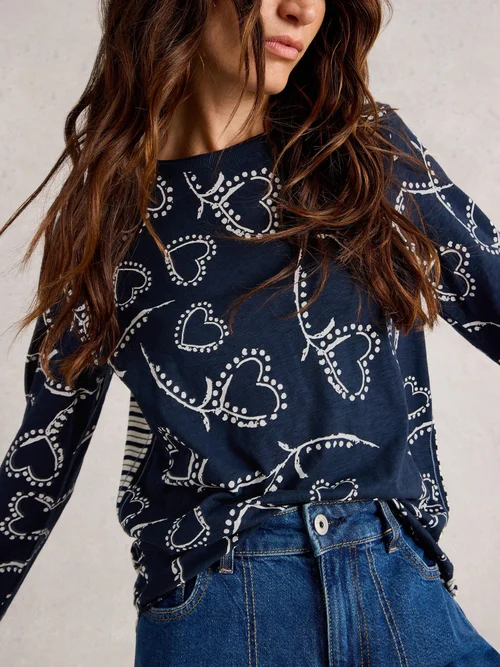 Langarmshirt Clara - Navy Multi - 52 Bild 3