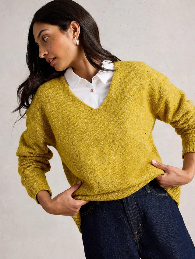 Pullover mit V-Ausschnitt