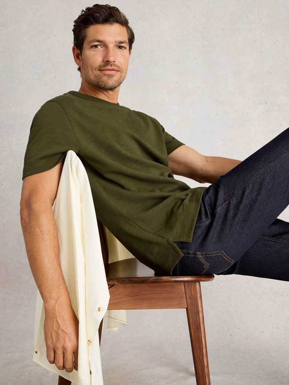 T-Shirt Harrington - Khaki Grn - XXXL Bild 1